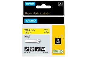 DYMO RHINO D18433 19mm x 5,5m VINYL Ξ¤Ξ‘Ξ΅Ξ• YELLOW